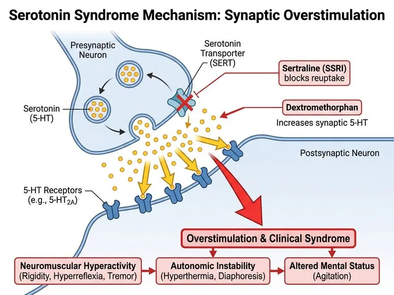 Serotonin Syndrome and NMS diagram