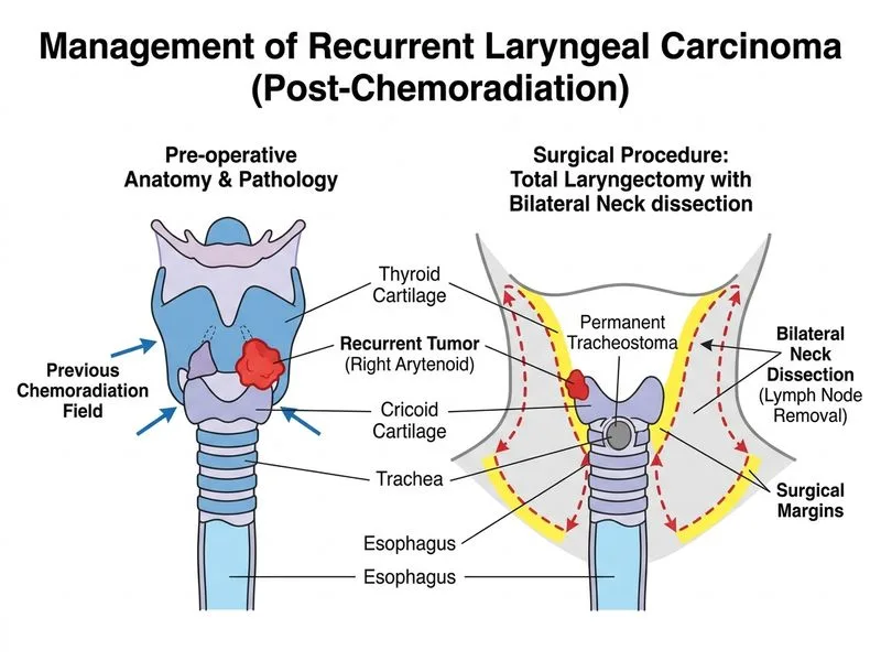 Laryngeal Carcinoma diagram
