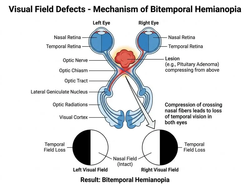 Visual Field Defects diagram