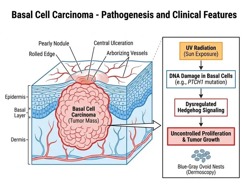 Basal Cell Carcinoma diagram
