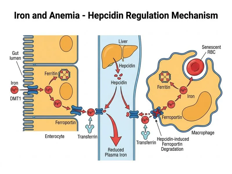 Iron and Anemia diagram