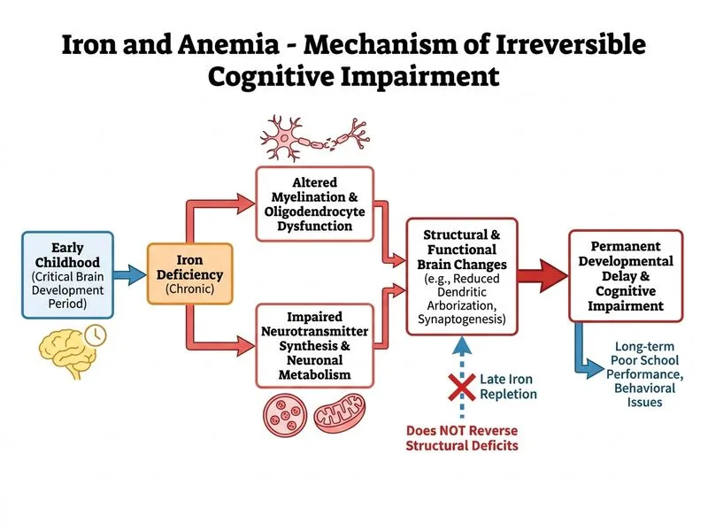 Iron and Anemia diagram