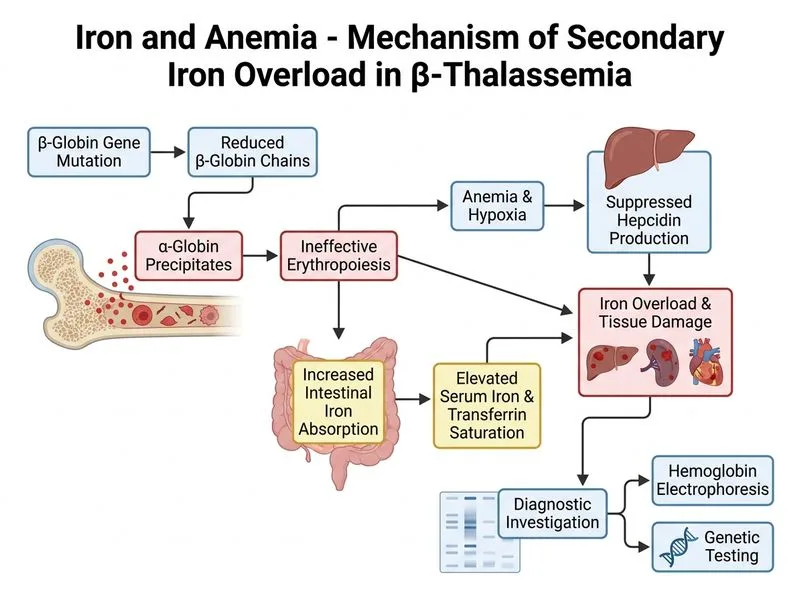 Iron and Anemia diagram