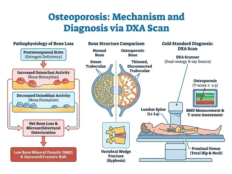 Osteoporosis diagram