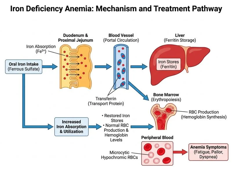 Iron and Anemia diagram