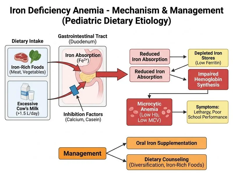 Iron and Anemia diagram
