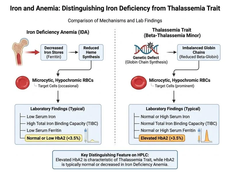 Iron and Anemia diagram