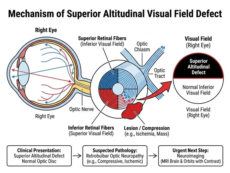 Visual Field Defects diagram