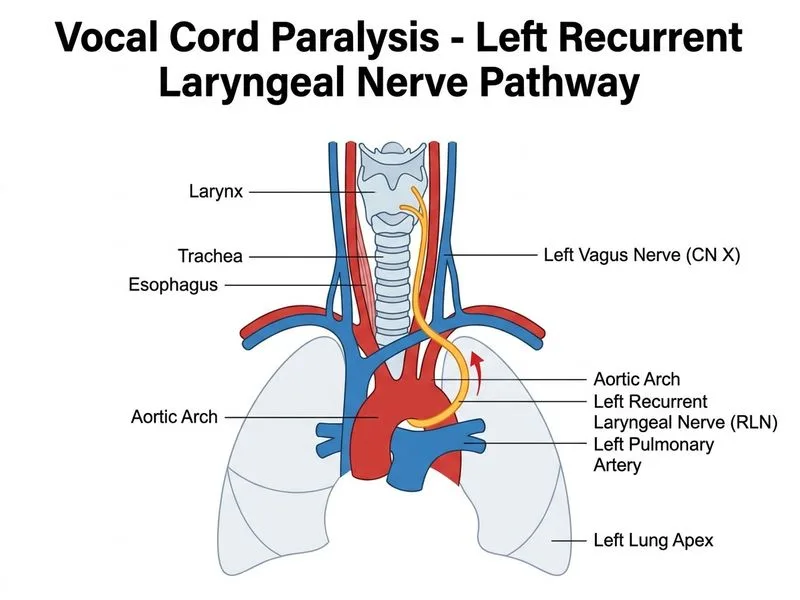 Vocal Cord Paralysis diagram