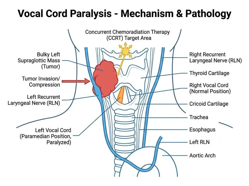 Vocal Cord Paralysis diagram
