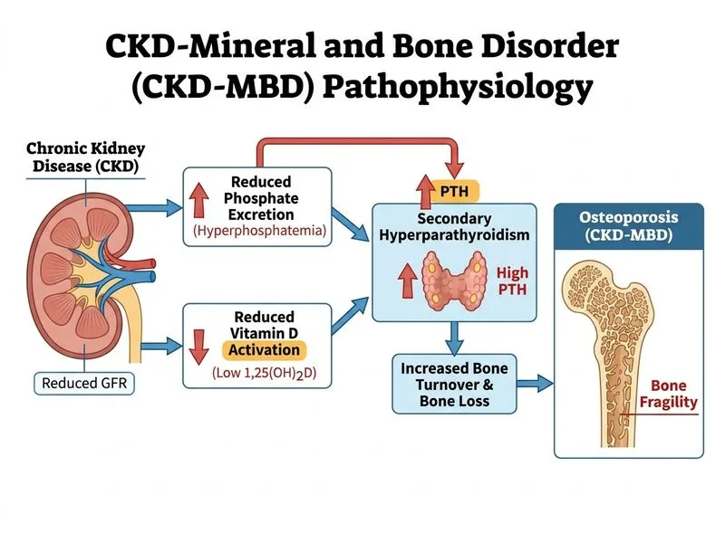 Osteoporosis diagram