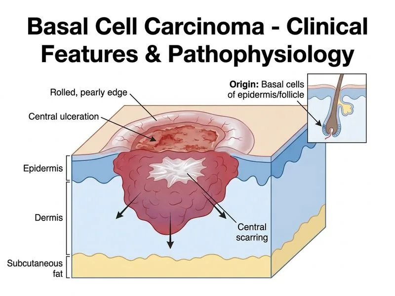 Basal Cell Carcinoma diagram