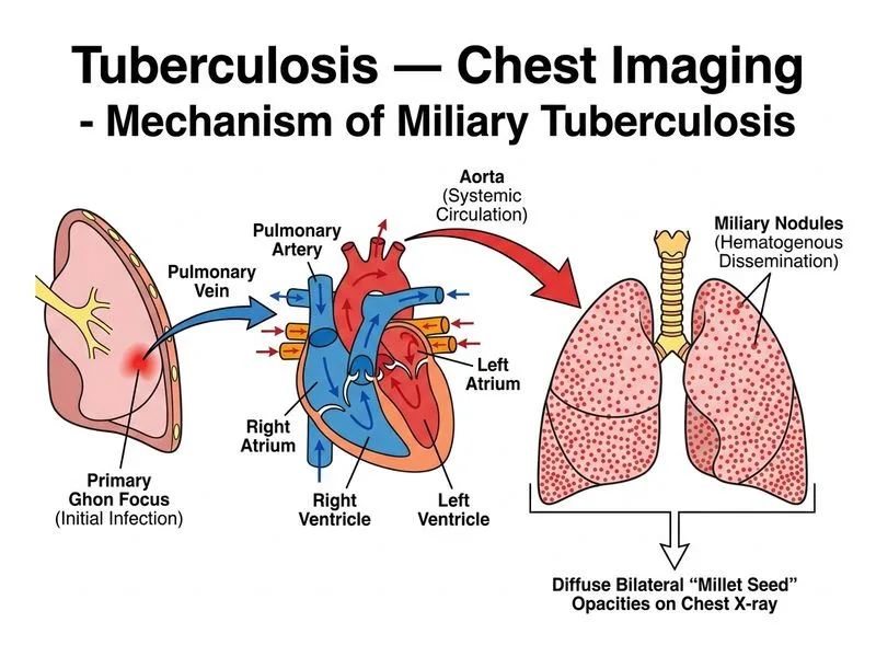 Tuberculosis — Chest Imaging diagram