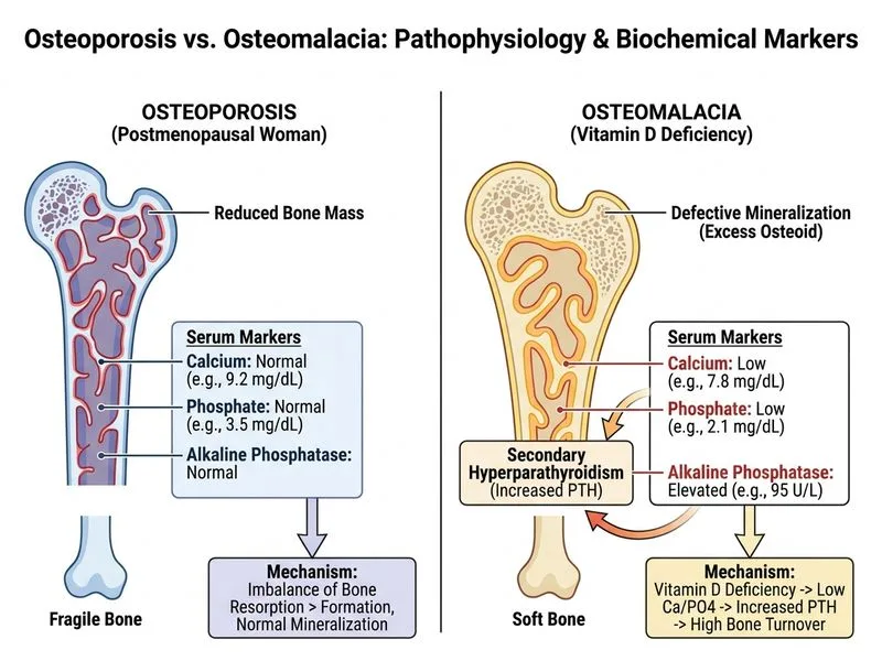 Osteoporosis diagram