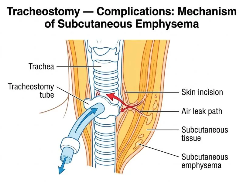 Tracheostomy — Indications and Complications diagram