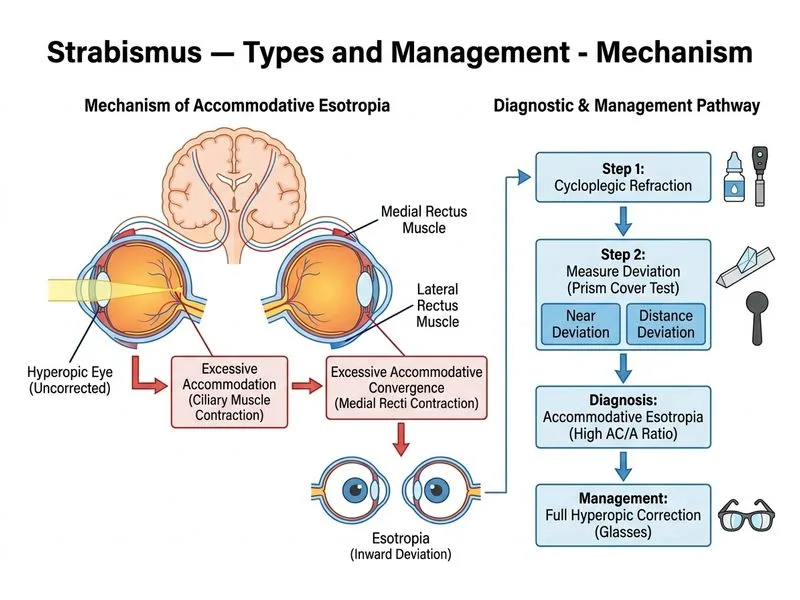 Strabismus — Types and Management diagram