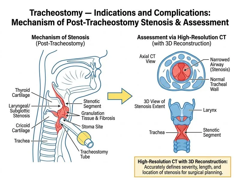 Tracheostomy — Indications and Complications diagram
