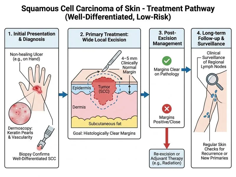 Squamous Cell Carcinoma of Skin diagram