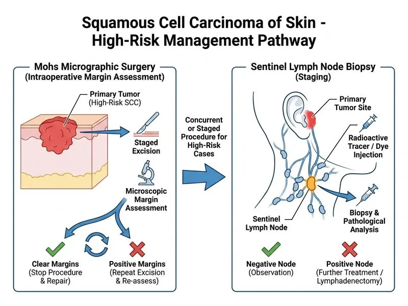 Squamous Cell Carcinoma of Skin diagram