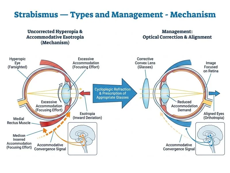 Strabismus — Types and Management diagram
