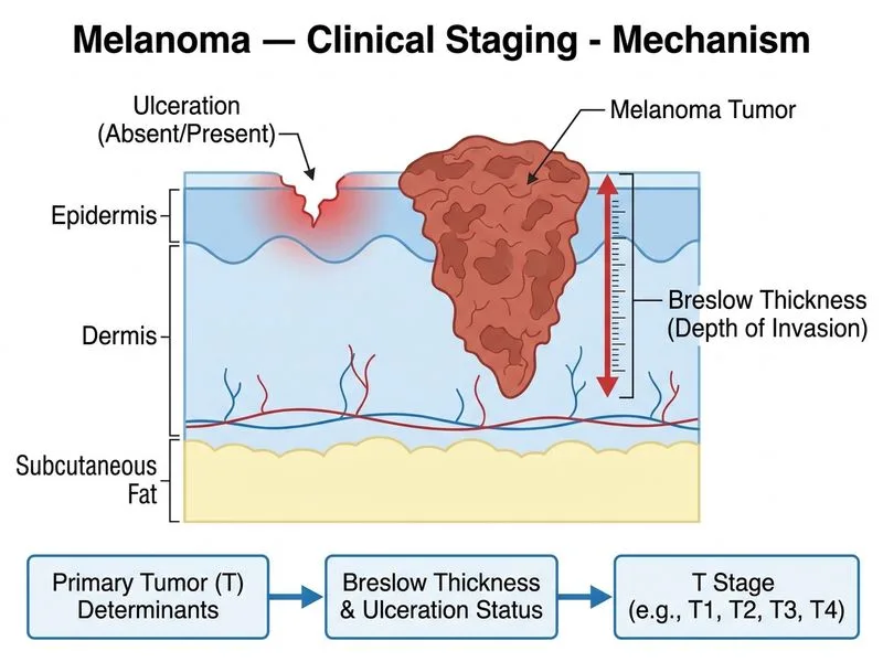 Melanoma — Clinical Staging diagram