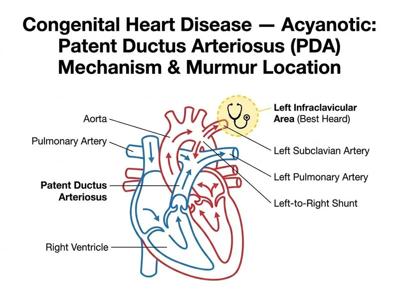 Congenital Heart Disease — Acyanotic diagram