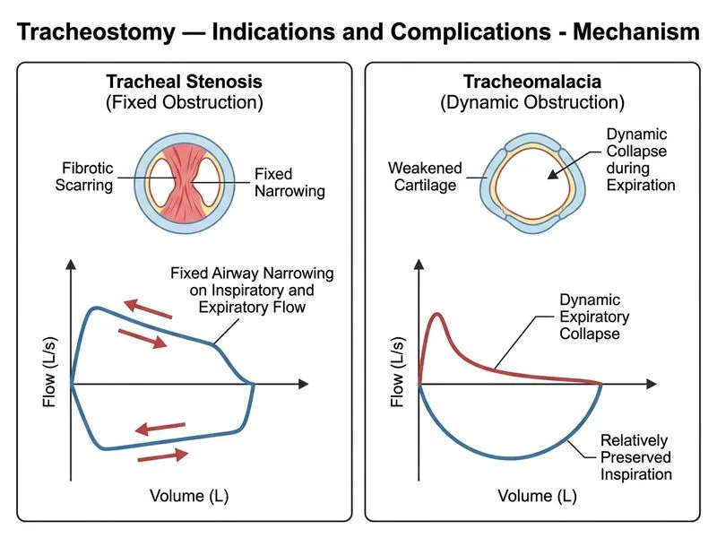 Tracheostomy — Indications and Complications diagram