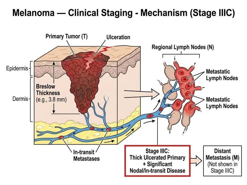 Melanoma — Clinical Staging diagram