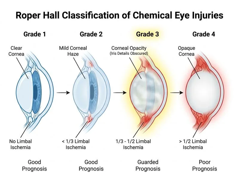 Chemical Injuries of Eye diagram