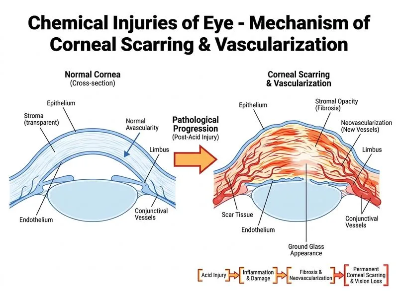 Chemical Injuries of Eye diagram