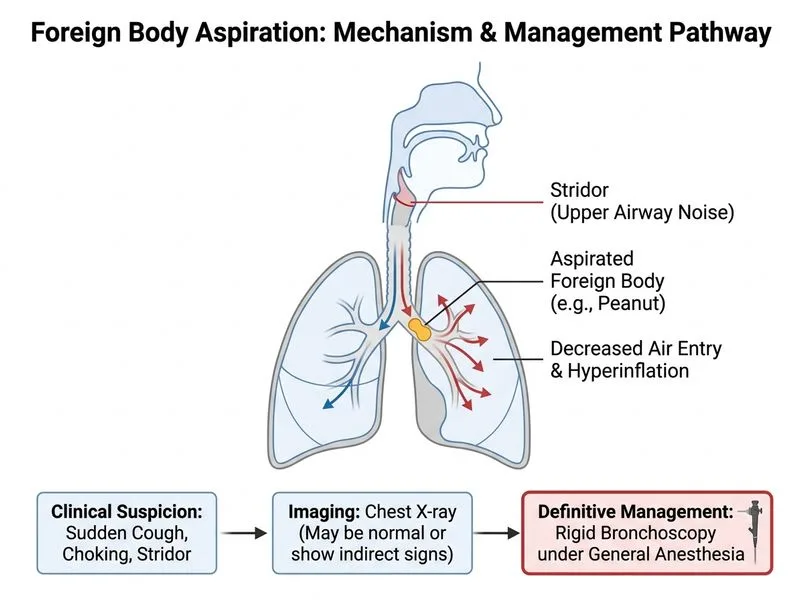 Foreign Body Airway diagram
