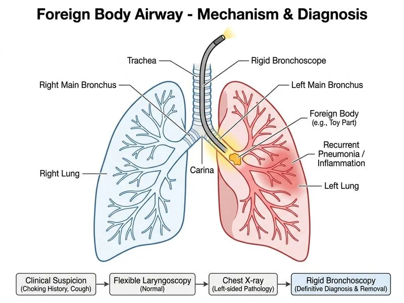 Foreign Body Airway diagram