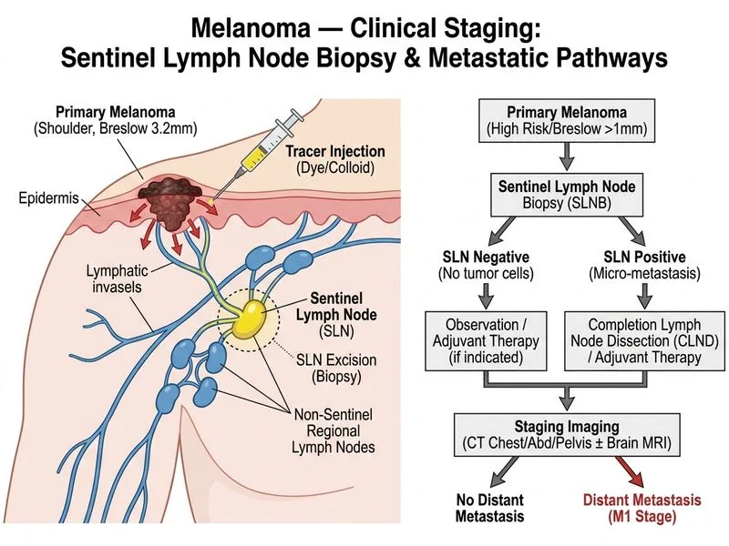 Melanoma — Clinical Staging diagram