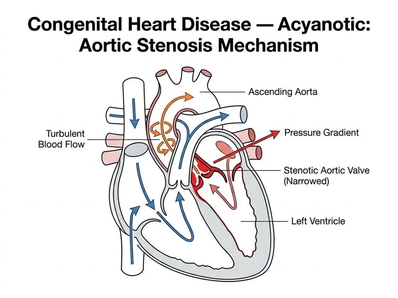 Congenital Heart Disease — Acyanotic diagram