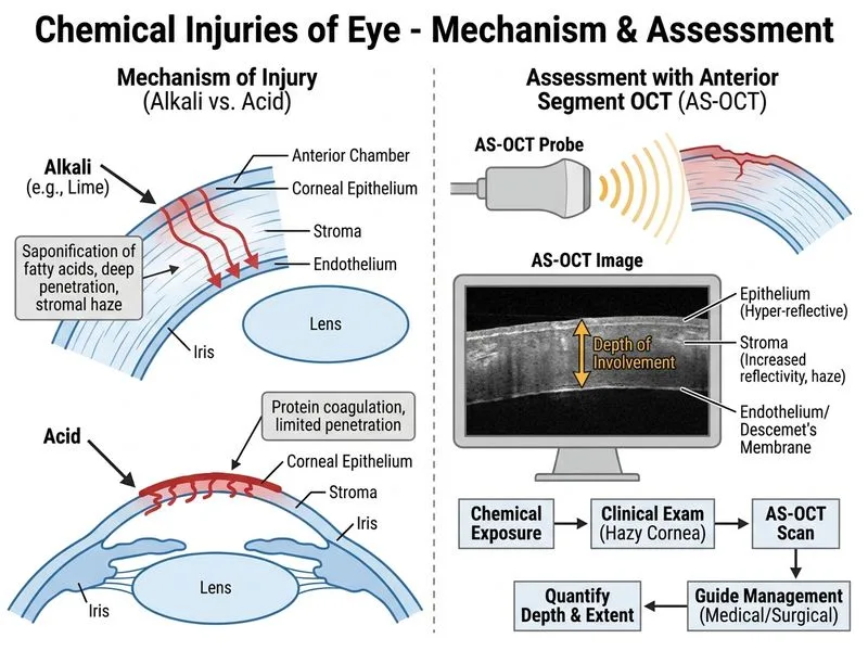 Chemical Injuries of Eye diagram