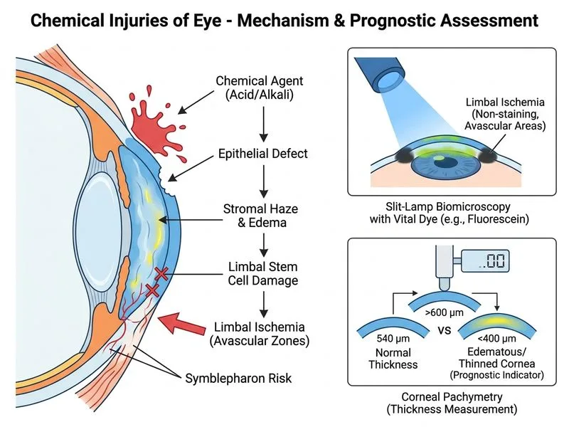 Chemical Injuries of Eye diagram