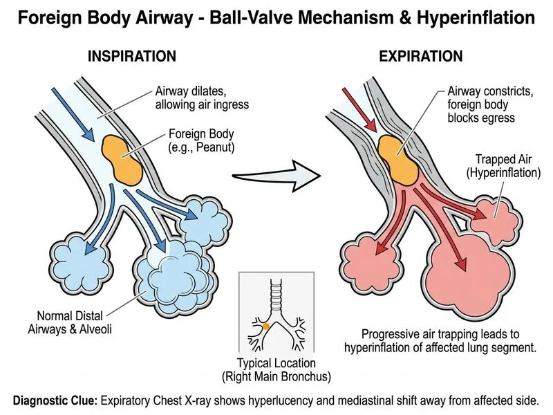 Foreign Body Airway diagram