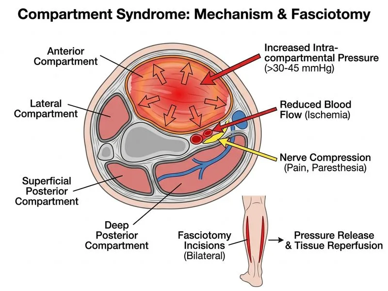 Compartment Syndrome diagram