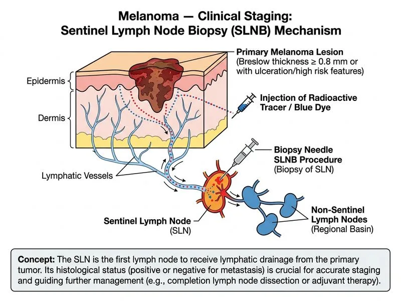 Melanoma — Clinical Staging diagram