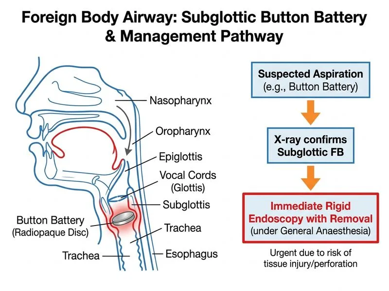 Foreign Body Airway diagram