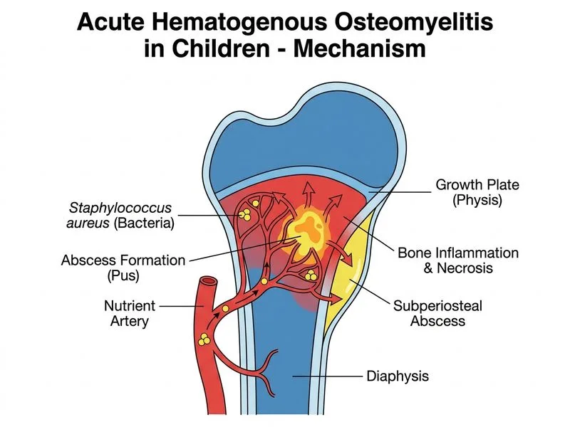 Osteomyelitis diagram