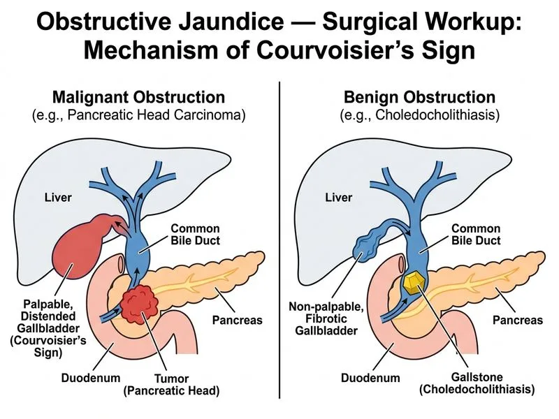 Obstructive Jaundice — Surgical Workup diagram