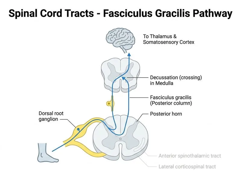 Spinal Cord Tracts diagram