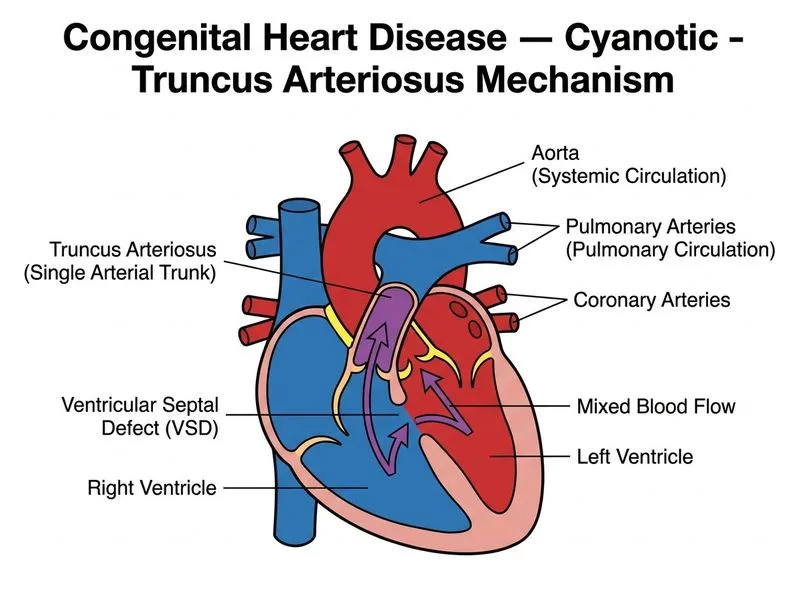 Congenital Heart Disease — Cyanotic diagram
