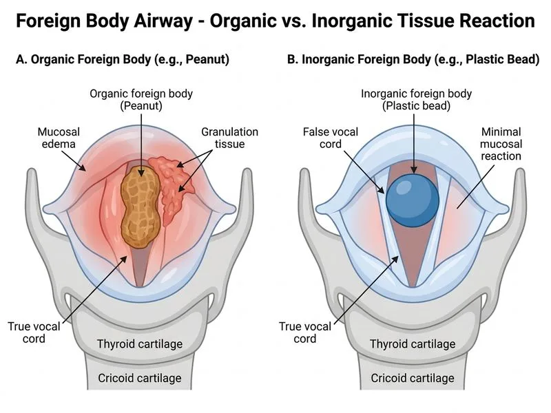Foreign Body Airway diagram