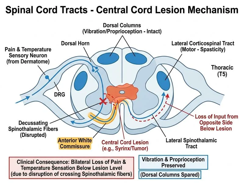 Spinal Cord Tracts diagram