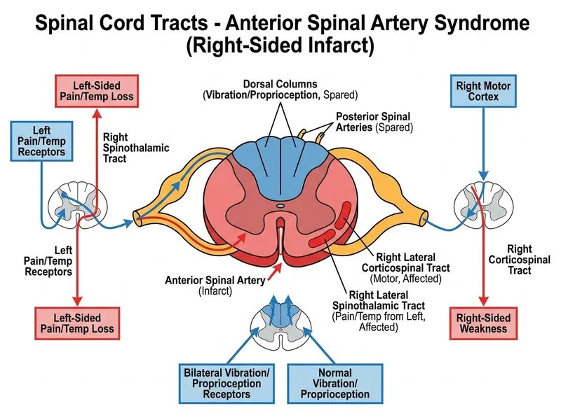 Spinal Cord Tracts diagram