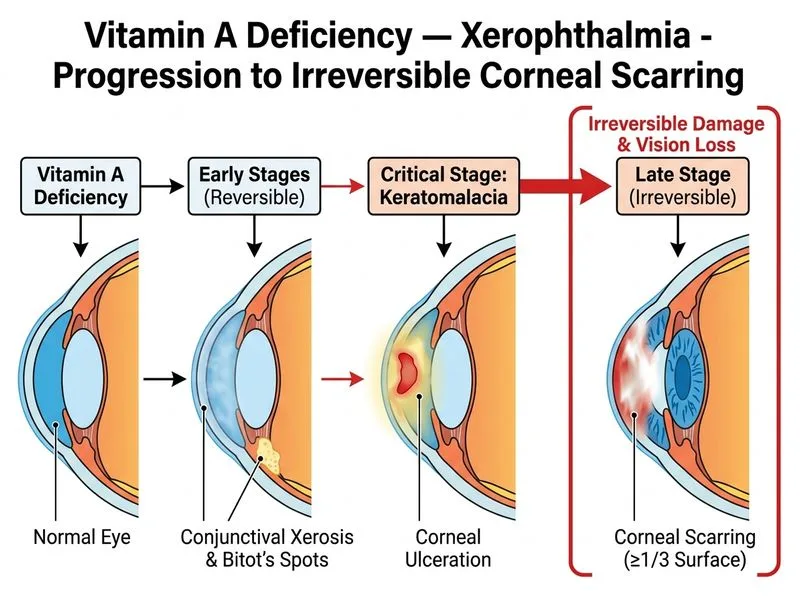 Vitamin A Deficiency — Xerophthalmia diagram