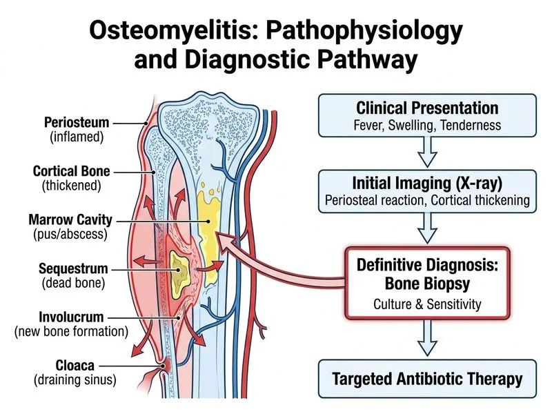 Osteomyelitis diagram