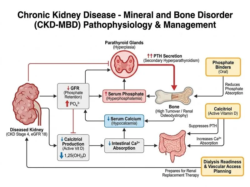 Chronic Kidney Disease diagram